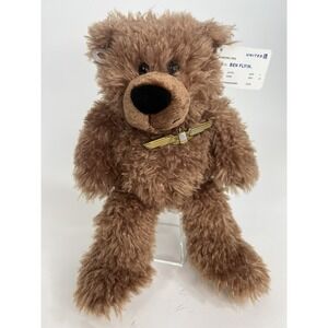 United Airlines "Ben Flyin" Plush Brown Bear Vermont Teddy Bear 2016 Stuffed Toy